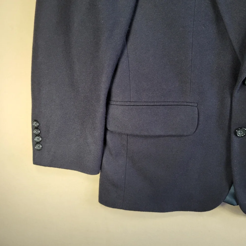 Oscar De La Renta Blazer‎ Cashmere Blend Navy Size 38S